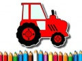 Permainan Mewarnai Anak yang Mudah - Traktor secara online