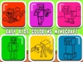 Permainan Mewarnai Anak yang Mudah Minecraft secara online