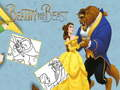 Permainan Buku Mewarnai Beauty dan Beast secara online