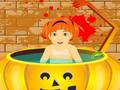 Permainan Mandi Halloween Bayi Kecil secara online