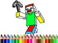 Permainan Kembali ke Sekolah: Mewarnai Minecraft secara online
