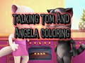 Permainan Mewarnai Talking Tom dan Angela secara online