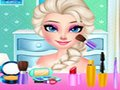 Permainan Elsa: Dekorasi Gaun dan Makeup secara online