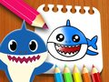 Permainan Buku Mewarnai Baby Shark secara online