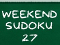 Permainan Sudoku Akhir Pekan 27 secara online