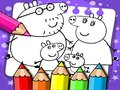 Permainan Buku Mewarnai Peppa Pig secara online