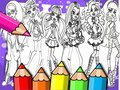 Permainan Buku Mewarnai Monster High secara online