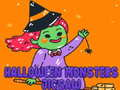Permainan Puzzle Monster Halloween secara online