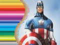 Permainan Buku Mewarnai untuk Captain America secara online