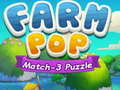 Permainan Pertanian Pop Match-3 Puzzle secara online