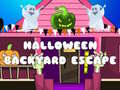 Permainan Pelarian Haloween di Halaman Belakang secara online