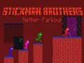Permainan Saudara Stickman Parkour Nether secara online