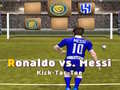 Permainan Messi vs Ronaldo Kick Tac Toe secara online