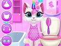 Permainan Perawatan Harian Kucing Unicorn secara online