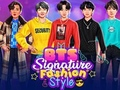 Permainan Gaya Fashion Tanda Tangan BTS secara online
