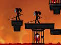 Permainan Pejuang Stickman Ninja HTML5 secara online