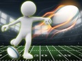 Permainan Lari dan Tendangan Rugby Stickman secara online