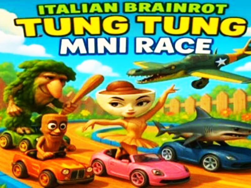 Permainan Italia Brainrot Tung Tung Mini Race secara online