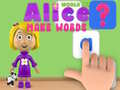 Permainan Dunia Alice: Buat Kata secara online