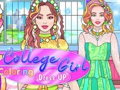 Permainan Mewarnai dan Mendandani Gadis Kampus secara online