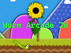Permainan Worm Arcade 2D secara online