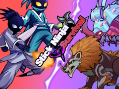 Permainan Bertahan dengan Ninja Tongkat secara online