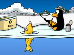 Permainan Club Penguin: Memancing di Es secara online