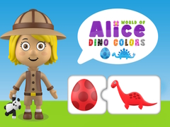 Permainan Dunia Warna Dinosaurus Alice secara online