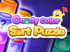 Permainan Puzzle Menyortir Warna Permen secara online