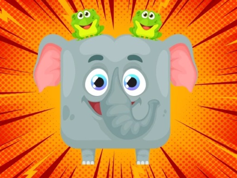 Permainan Jelly-perut. Membuat gajah secara online