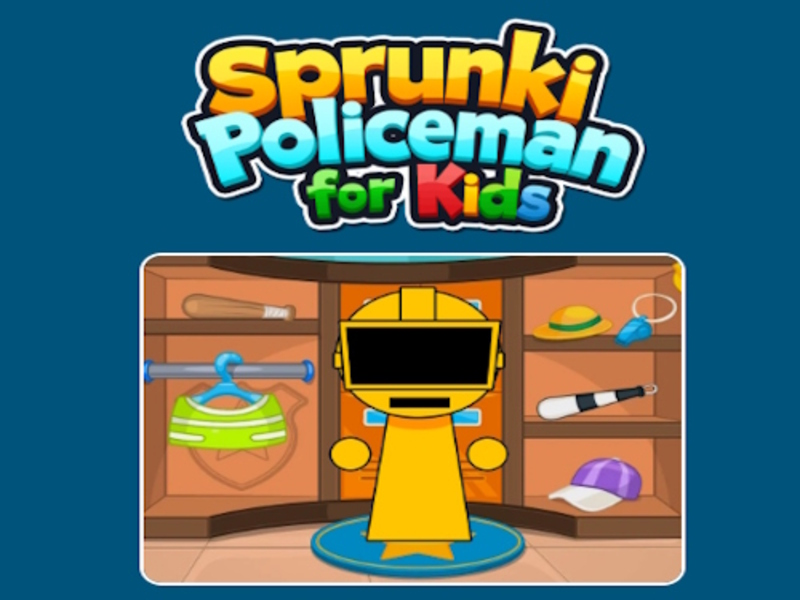 Permainan Polisi Sprunki untuk anak-anak secara online