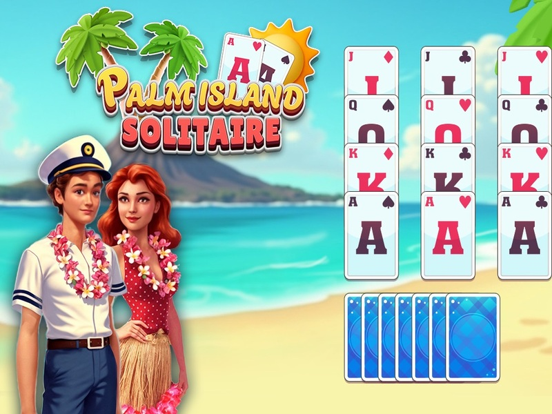 Permainan Palm Island Solitaire secara online