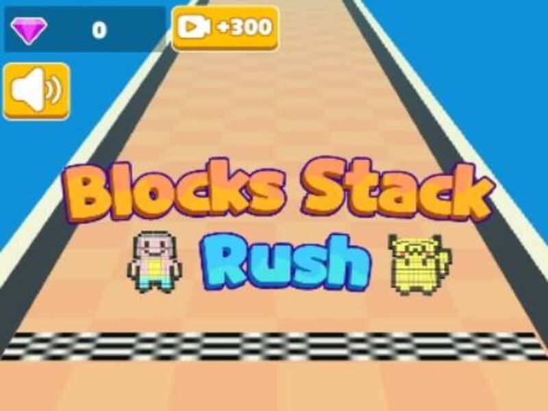 Permainan Blok Stack Rush secara online