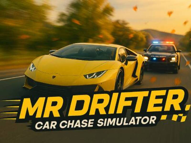 Permainan Tn. Drifter: simulator pengejaran mobil secara online