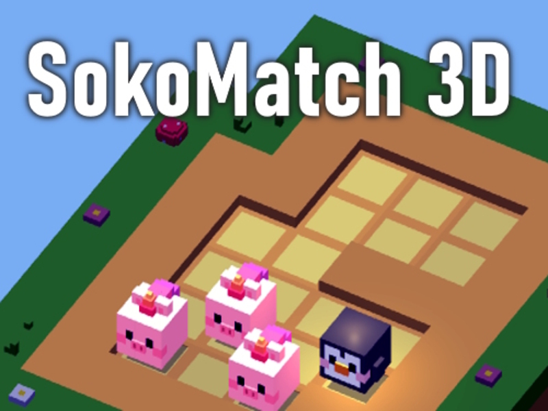 Permainan Sokomatch 3D secara online