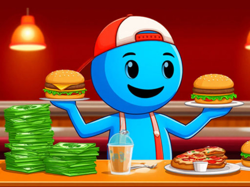 Permainan Simulator Restoran: Burgers & Pizza secara online