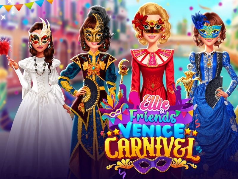 Permainan Ellie dan teman -teman Venice Carnival secara online