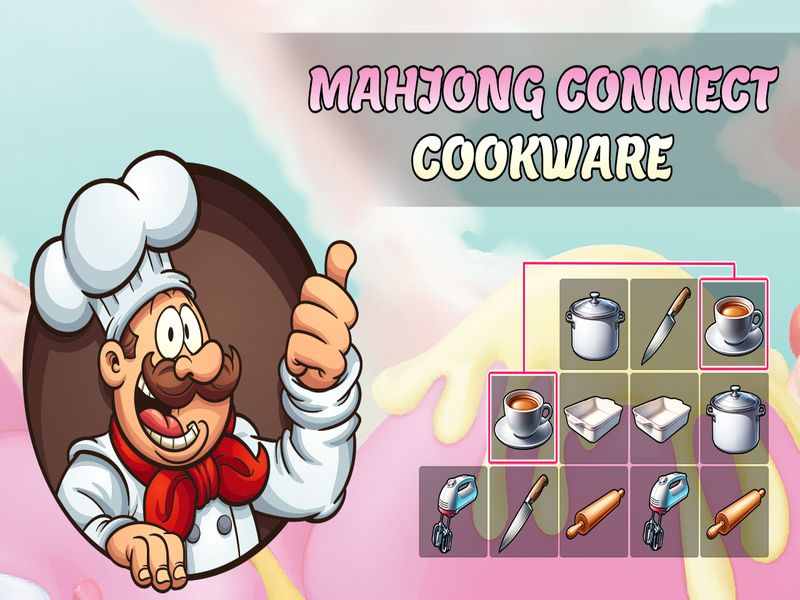 Permainan Mahjong menghubungkan peralatan masak secara online