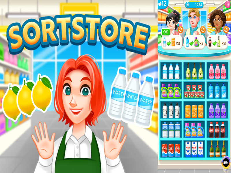 Permainan Sortstore secara online