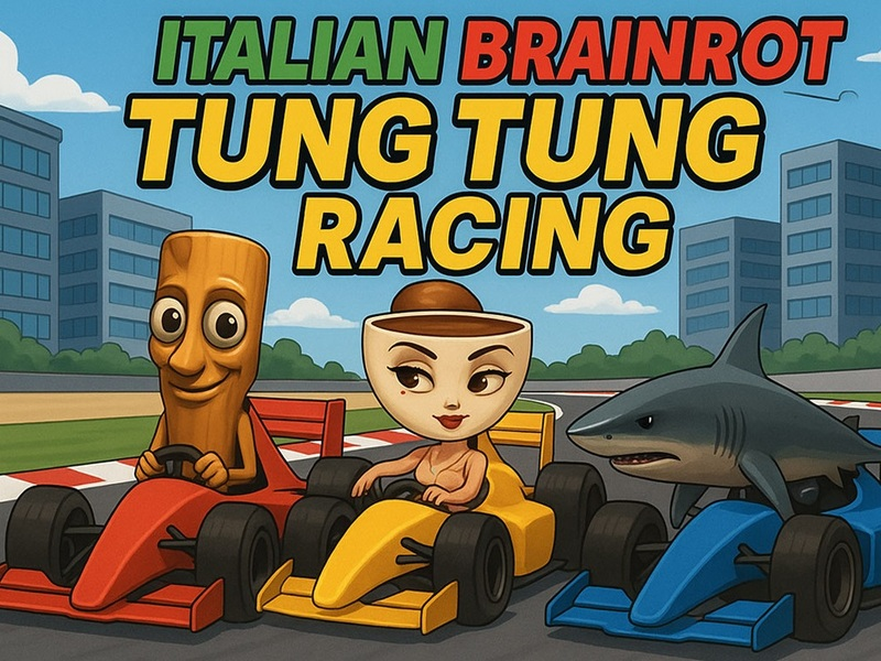 Permainan Brainrot Tung Tung Racing Italia secara online