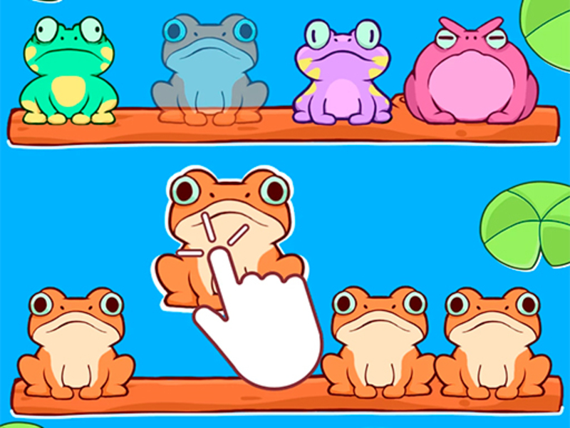 Permainan Menyortir katak secara online