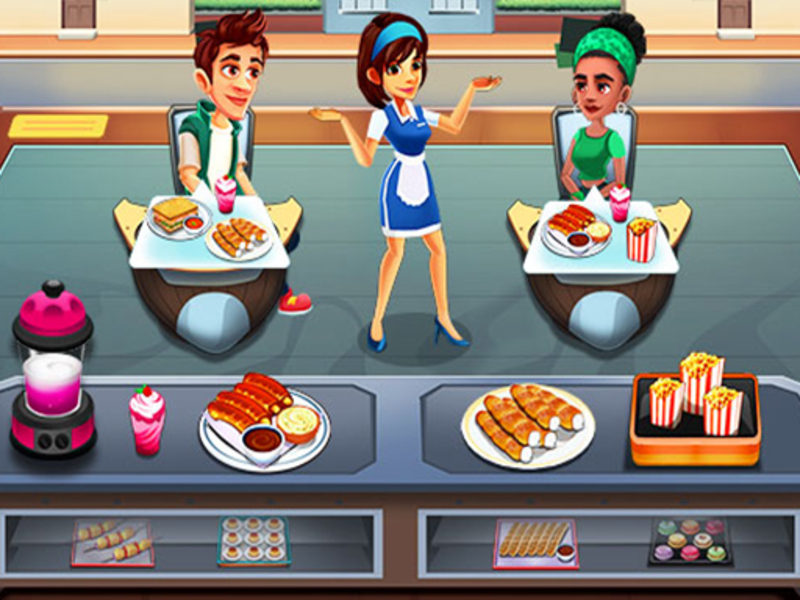 Permainan Cooking Cafe Food Chef secara online