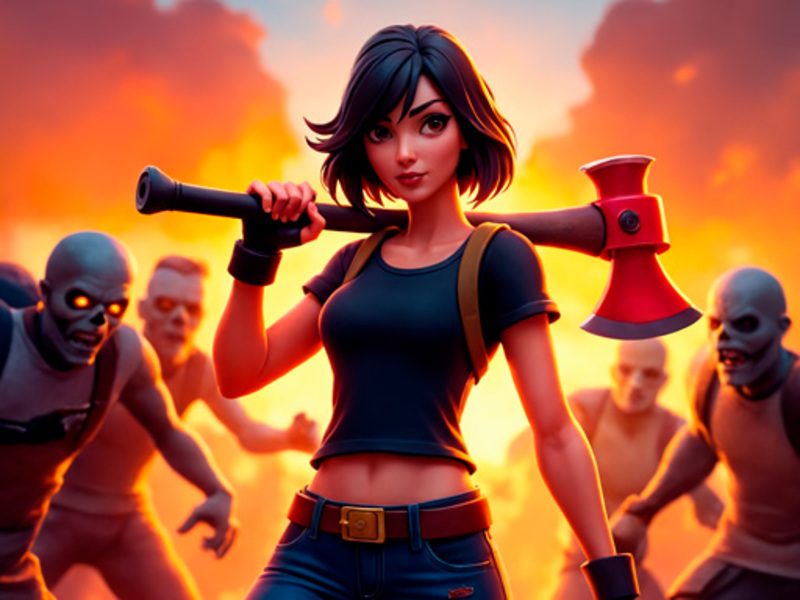 Permainan Loop Survivors Zombie City secara online