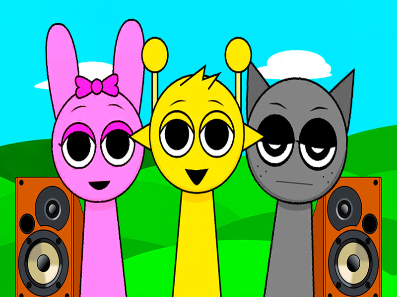 Permainan Sprunki Monster Music Beats secara online