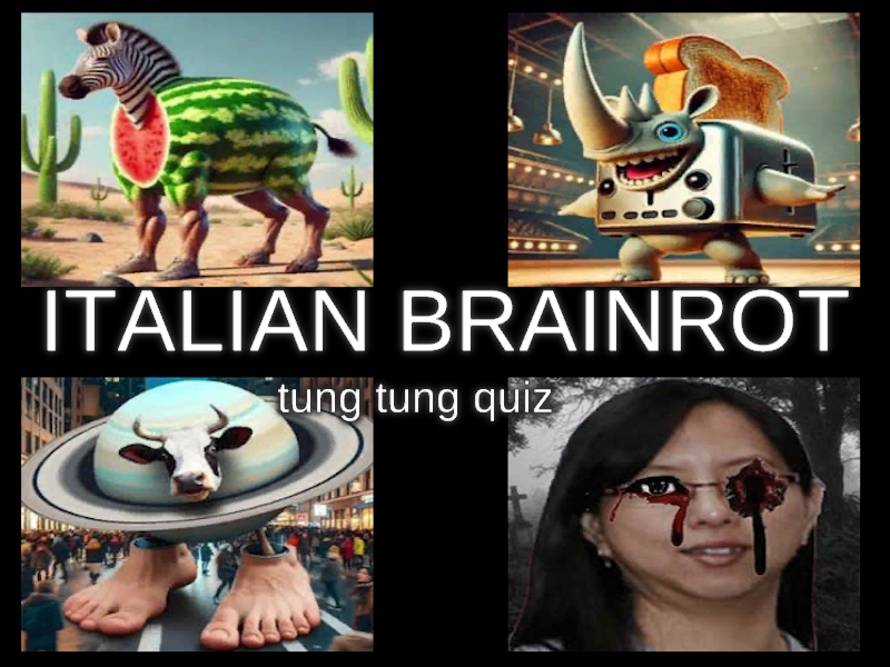 Permainan Kuis Brainrot Tung Tung Italia secara online