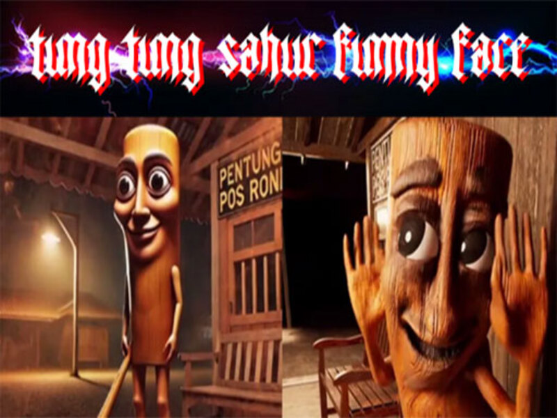 Permainan Tung Tung Sahur Wajah Lucu secara online