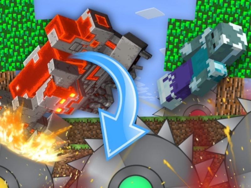 Permainan The Mobs Farm in Mineblock! secara online