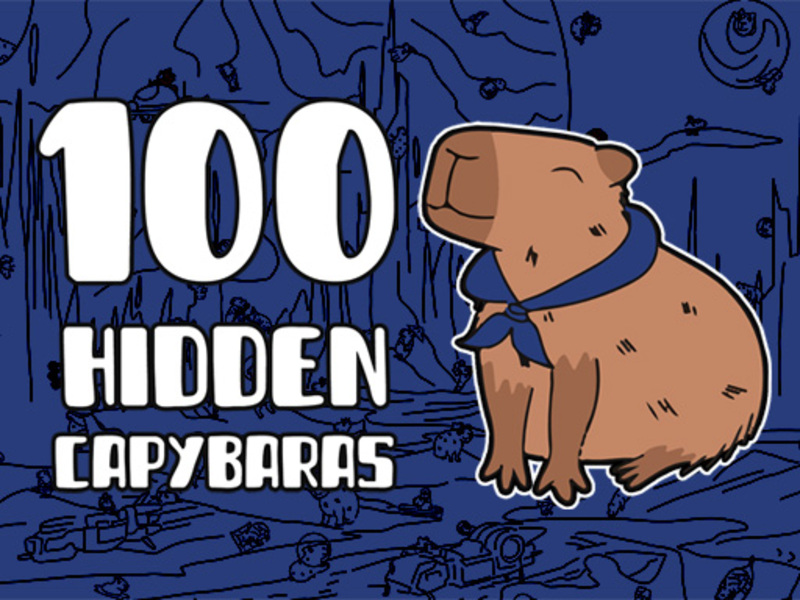 Permainan 100 capybaras tersembunyi secara online