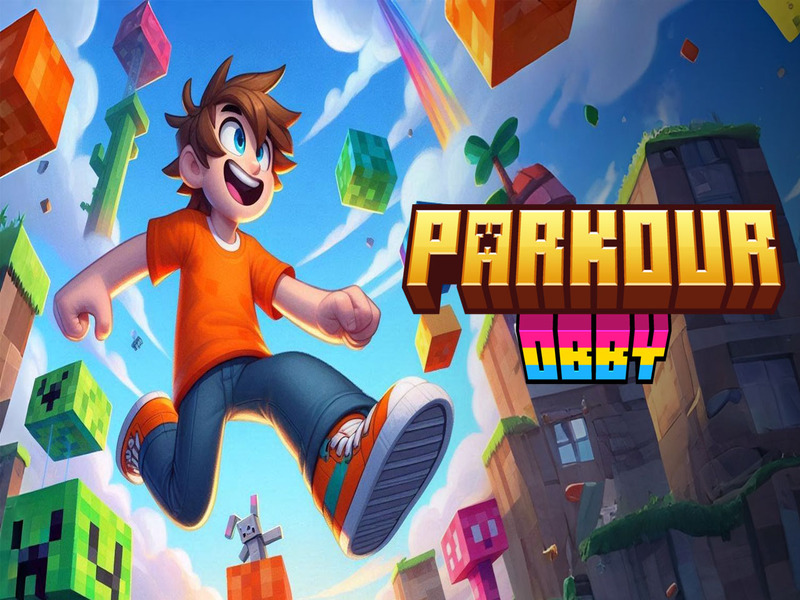 Permainan Parkour obby secara online