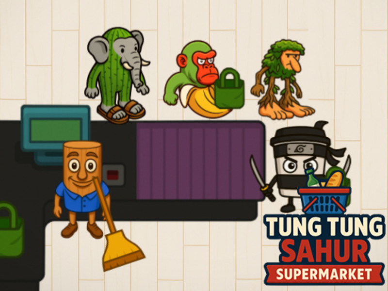 Permainan Supermarket Tung Tung Sahur secara online